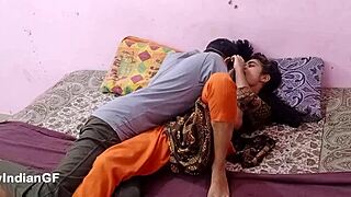 omg, my indian skinny girlfriend got seduced by her boyfriend after college... so hot! 🔥