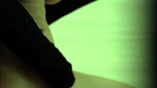 spying through the keyhole, caught stepsister hiding in bathroom for orgasm