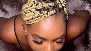 Stepsister experiences her first big cock in missionary and doggystyle positions from POV