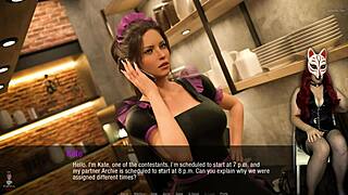 kate 27 teases with big tits in stockings and leather outdoor striptease