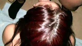 Submissive cheating wife sucks neighbor's cock