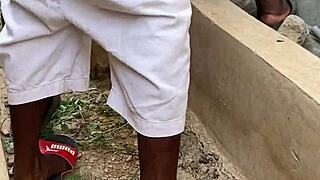 He Delivered a Quick Hot Outdoor Fuck to Me. Housewife Loved It!