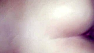 Doggy style with my sexy brunette, bent over deeply