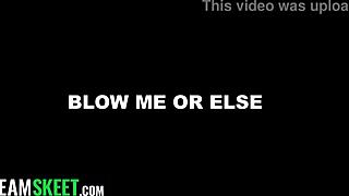 Violet Moore And Celestina Blooms Engage In Dirty Stepsister Sex