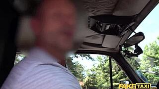 Fake Taxi Anal Threesome Featuring Public Agent and Cherry Kiss in Hardcore Doggy Action. Spitting and Assfucking in Public!