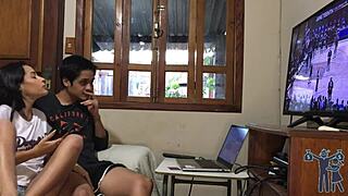 Homemade milf with monster cock subtitled