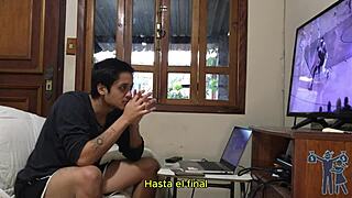 Homemade milf with monster cock subtitled