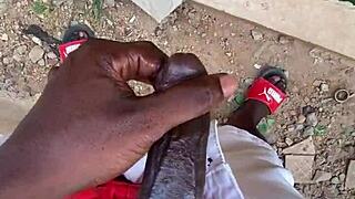 He Delivered a Quick Hot Outdoor Fuck to Me. Housewife Loved It!