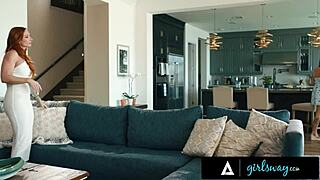 Yo, Girlsway stacked milf Sophia Locke gets wet with stepbae Gal Ritchie!