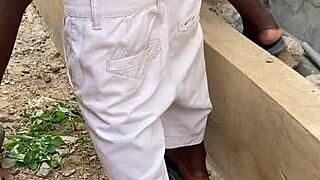 He Delivered a Quick Hot Outdoor Fuck to Me. Housewife Loved It!