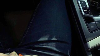 Can You Drive While This Blonde MILF Sucks Your Cock And Swallows Cum Outdoors?