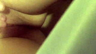 Intense clit teasing masturbation session