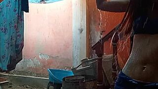 Easy Carnival Girl Fucked Without Condom: Bent Over, Small Tits, Wet Pussy