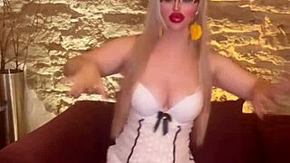 Belly Dancer Goddess In Music And Glasses