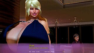 Blonde with big tits plays goldengobs commission games and gets cumshot