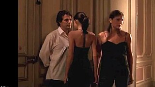 Lesbian Threesome Involves Hardcore Fucking And Group Action