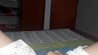 Latina Amateur Feels Bisexual Urges Before Work, Touching Herself Sensually.