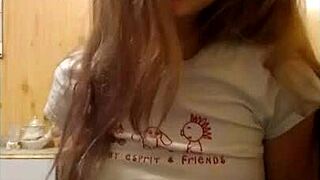 oh wow, young ukrainian blonde masturbates her tits and ass until she cums hard from anal play!