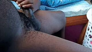African amateur couples deliver huge cumshots on sheer fabric
