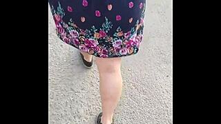 Latina milf prostitute caught on streets for hire