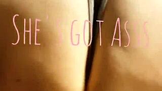 Pillow play turns outdoor with bbw fingering her pussy and tits until squirting