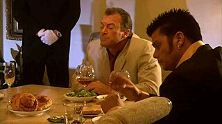 Watch this brunette milf get fucked hard in the living room