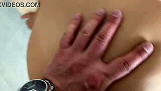 Girl dries hair, sucks dick, then fucks guy 😏