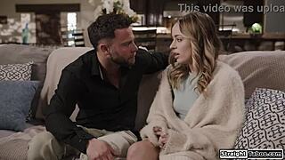 You have my organ inside you, so what's one more? Dominate with handjob and deepthroat taboo sex.