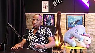 sensual cast with negro top delicia in sheer red