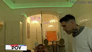 Dean Joins Homemade 3some Riding Cock Doggystyle with Big Pussy Lips