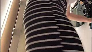 just fingering a tight pussy in public changing room, ya know? it's wild out here with big tits blonde teen.