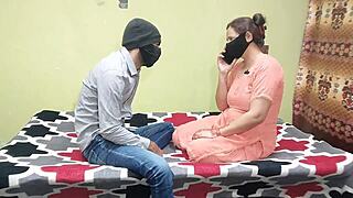 Pakistani hot bhabhi fucked hard on bed with hindi audio