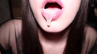 Best Cum in Mouth Compilation with Natural Tits in Homemade POV