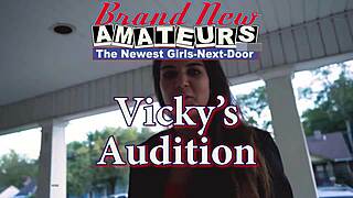 Brunette Hottie Vicky Gets Deeply Banged And Cumshot