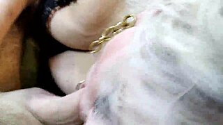 Is this Peter Stone's wife deepthroating?