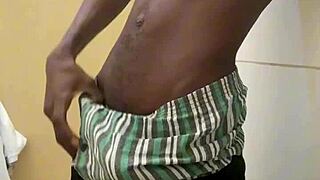 Busting a Nut in Public Bathroom Stall