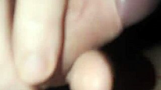 Big dick masturbating in homemade porn session
