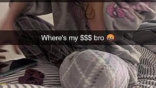 why did my cheating college girlfriend get fucked on snapchat to pay her debt? she got cucked and cummed on!