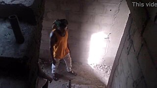 My Brick Layer Neighbor Fuck Me In Uncompleted Building!