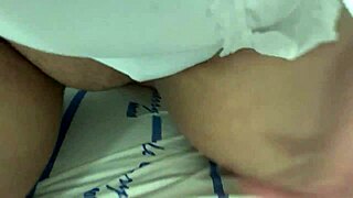 Latina in Lingerie Sucks Old Man's Fat Cock