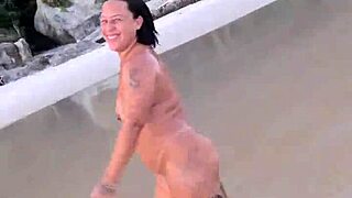 Meeting Sexy Chubby Woman On Nudist Beach