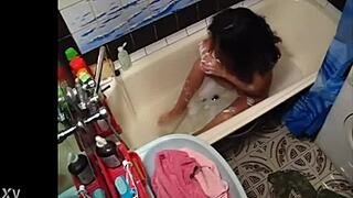 My Barely Legal Step-Sister Drills Her Tight Hole on Hidden Cam