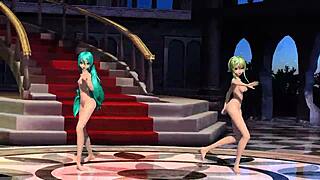 Hatsune Miku & Gumi Cendrillon Project Diva Nude Mod Full Nude