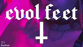 Even smoking, i worship your feet with sucking and gagging