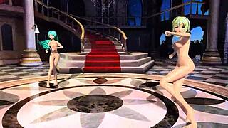 Hatsune Miku & Gumi Cendrillon Project Diva Nude Mod Full Nude