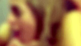 djrafa testing the sofa and rating the tattooed newbie