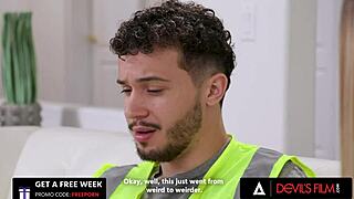 Horny teen lesbian Molly Little craves creampie