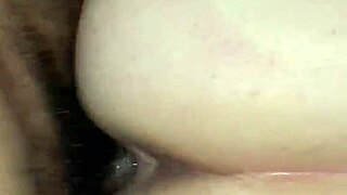 Big black cock penetrates deeply, making bae squirt in interracial encounter.