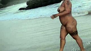 Meeting Sexy Chubby Woman On Nudist Beach