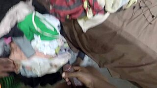 European Wife Sucks Big Cock in See-Through Lingerie!